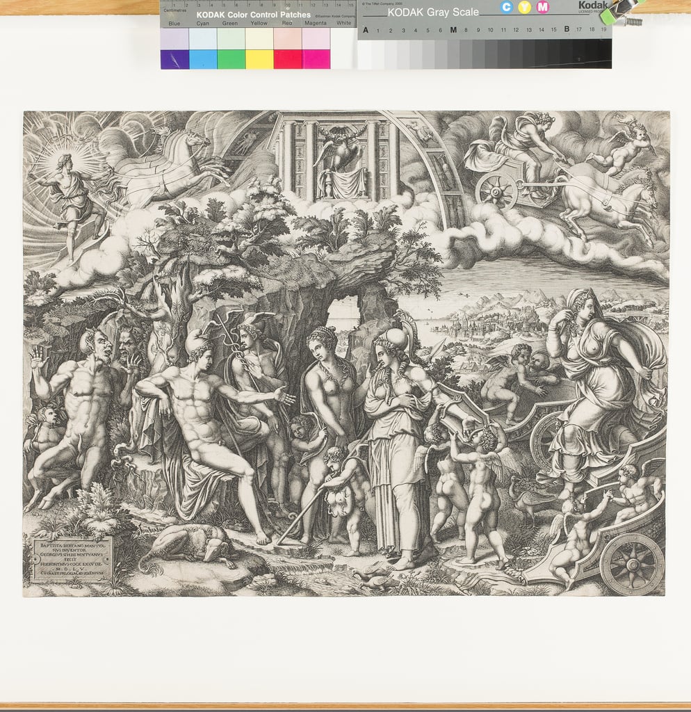 El juicio de París, 1555 Ghisi